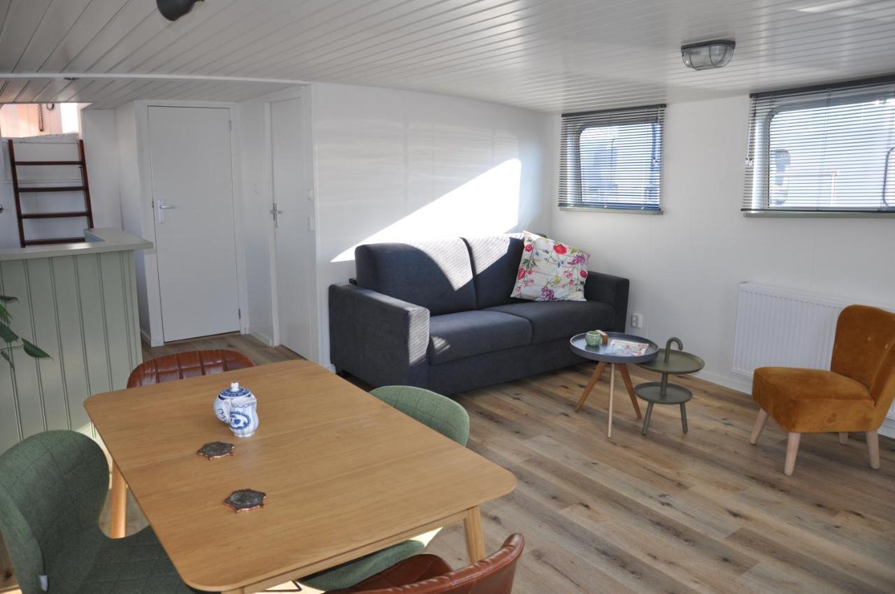 Private Lodge On Houseboat Amsterdam Exterior photo