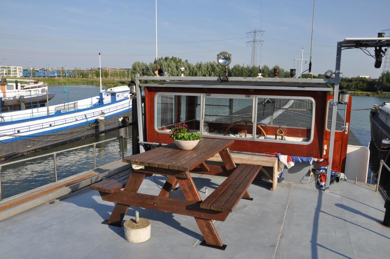 Private Lodge On Houseboat Amsterdam Exterior photo