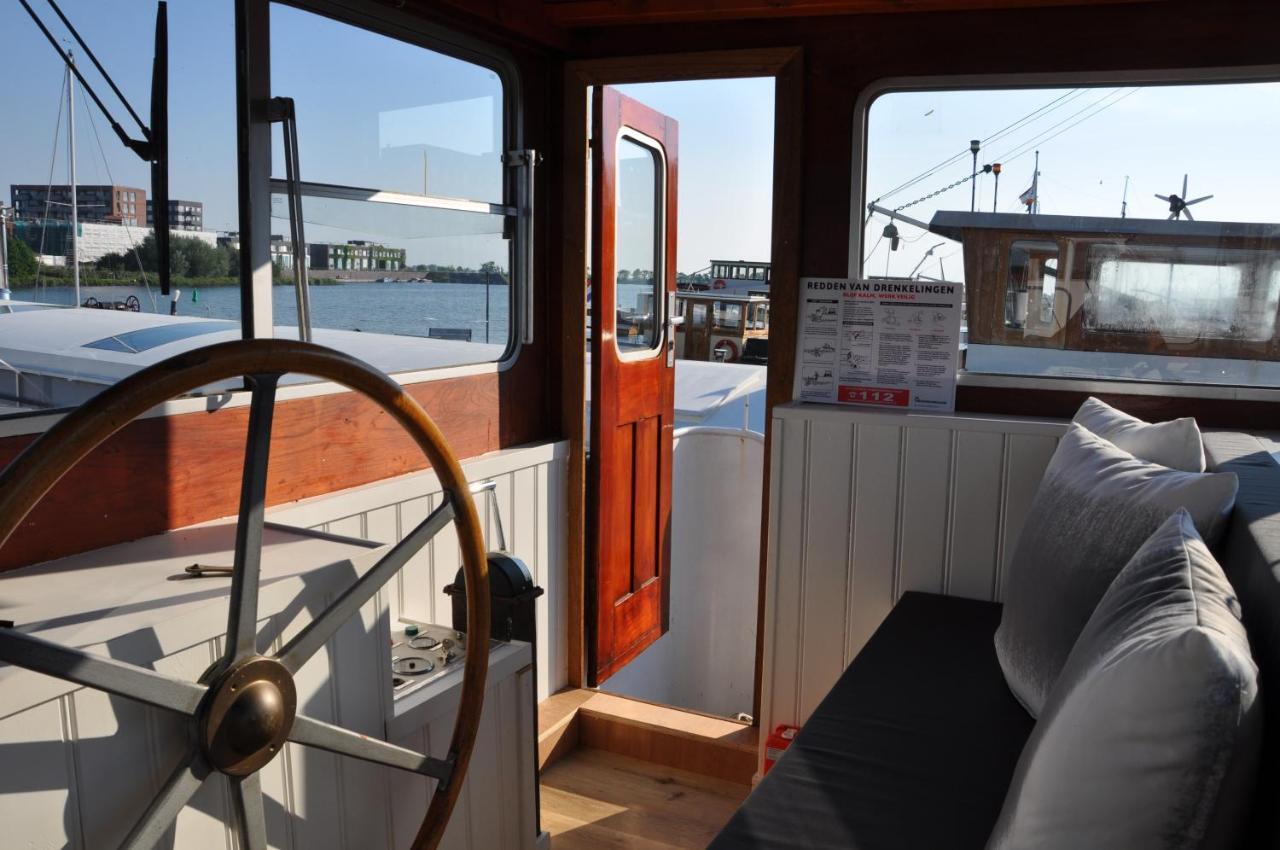 Private Lodge On Houseboat Amsterdam Exterior photo